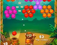 Monkey bubble shooter Buborék ingyen játék